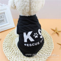 Eco-friendly letter print T-shirt summer dog clothes